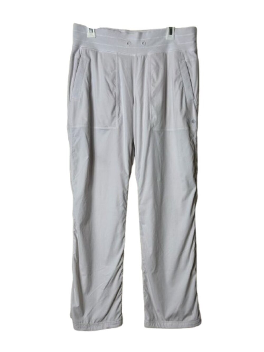 Lululemon white dance studio pants womens 10 regular